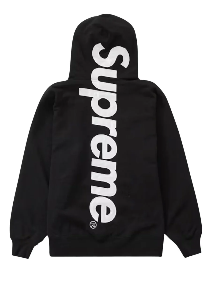 Supreme - hoodie con aplique satinado