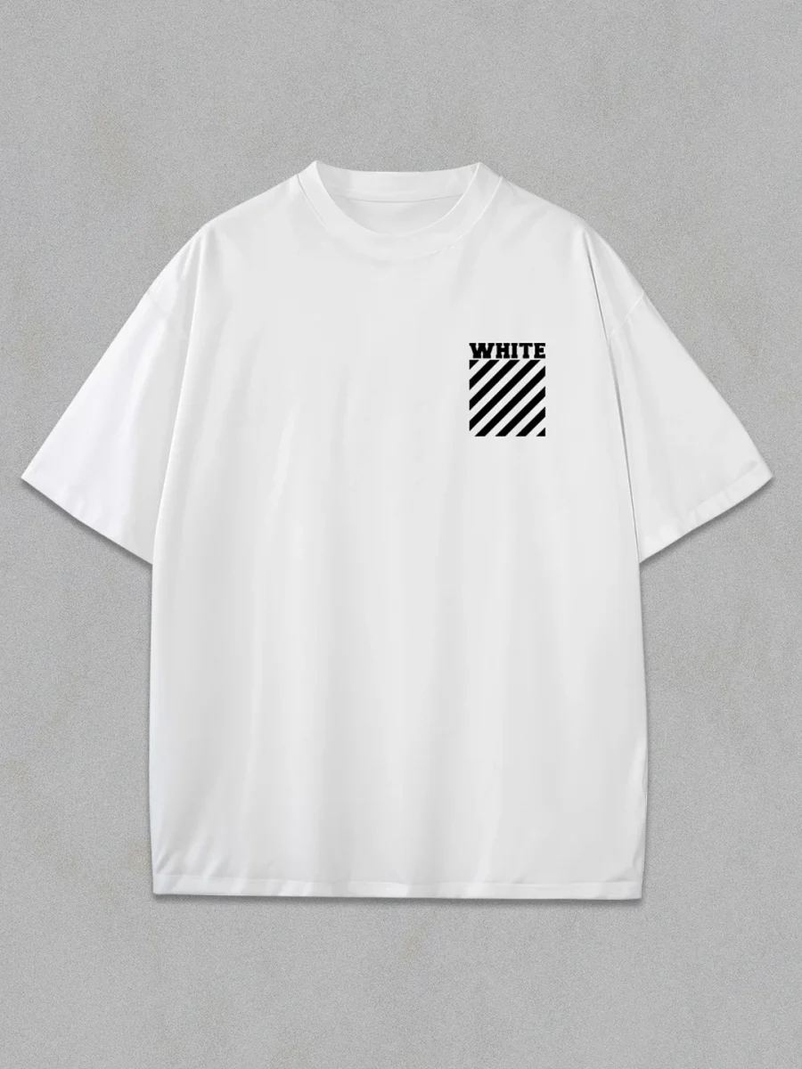 crazymonk Off White Camiseta de manga corta